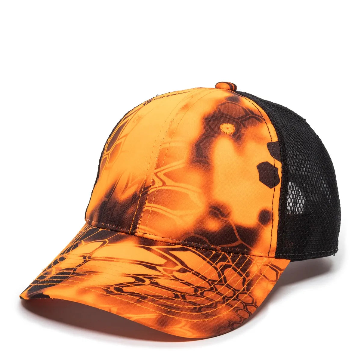 Outdoor Cap PFC-150M Moisture Wicking Structured Trucker Hat Unisex Accessories Hats & Caps