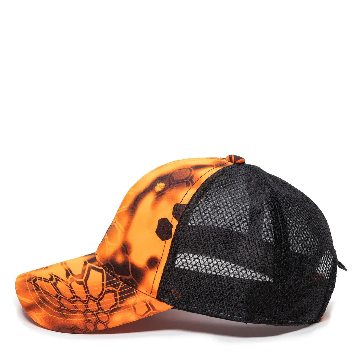 Outdoor Cap PFC-150M Moisture Wicking Structured Trucker Hat Unisex Accessories Hats & Caps