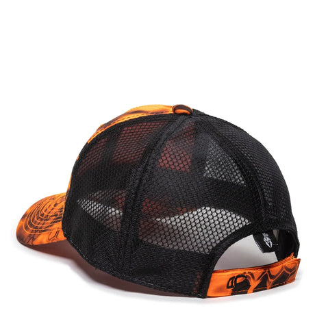 Outdoor Cap PFC-150M Moisture Wicking Structured Trucker Hat Unisex Accessories Hats & Caps