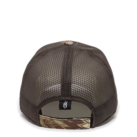 Outdoor Cap PFC-150M Moisture Wicking Structured Trucker Hat Unisex Accessories Hats & Caps