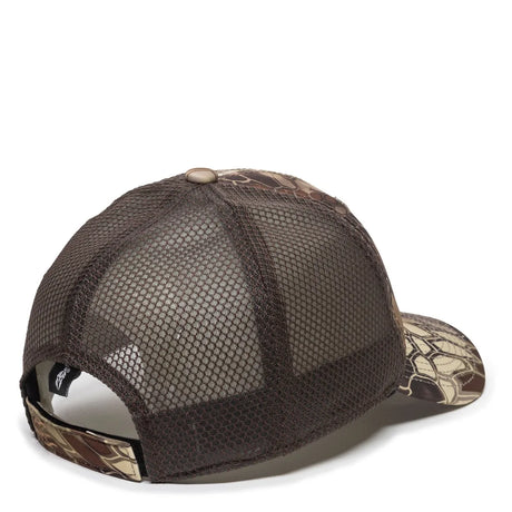 Outdoor Cap PFC-150M Moisture Wicking Structured Trucker Hat Unisex Accessories Hats & Caps