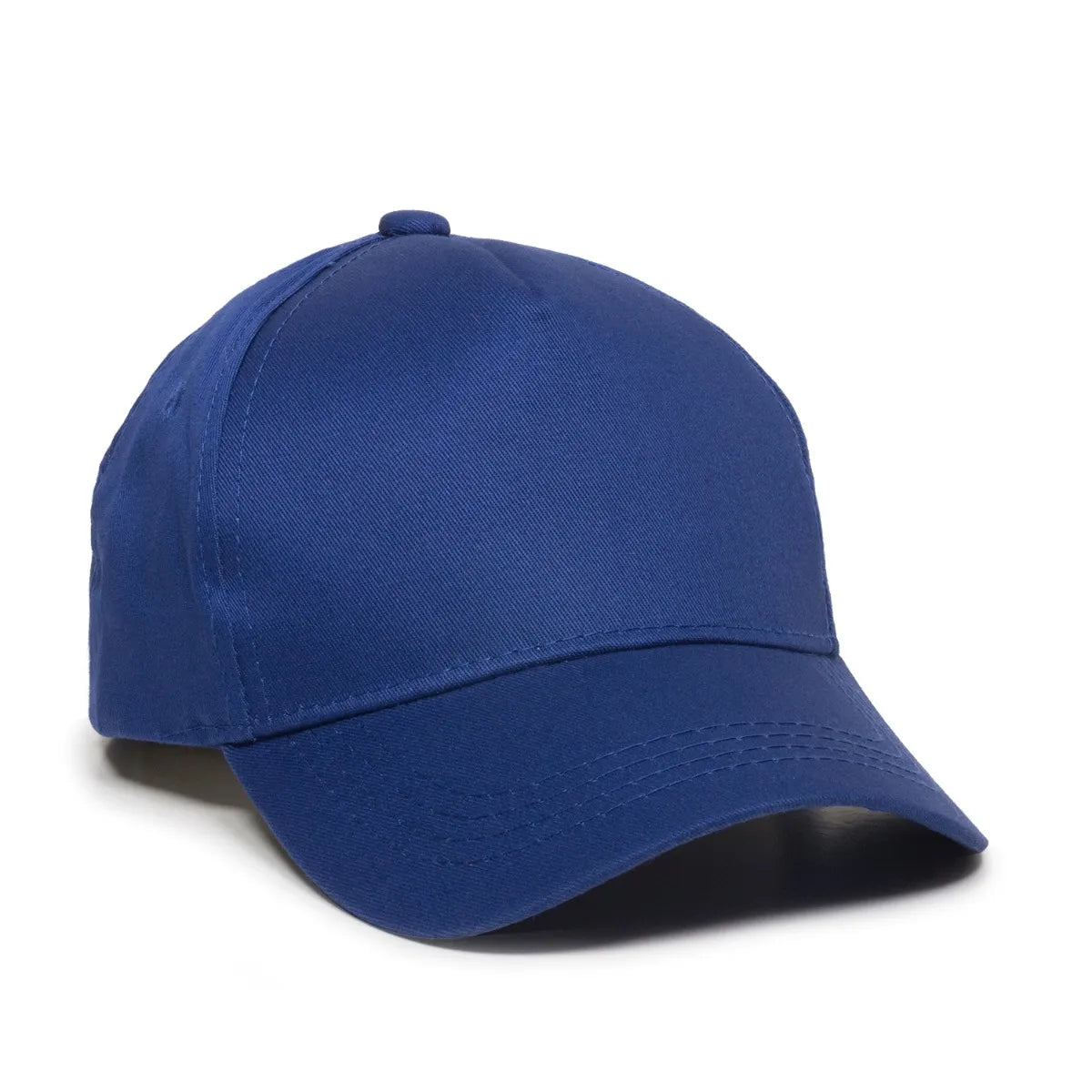 Outdoor Cap GL-455 Cotton Twill Pre-Curve Structured Solid Back Hat Unisex Accessories Hats & Caps