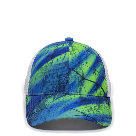 Outdoor Cap PFC-150M Moisture Wicking Structured Trucker Hat Unisex Accessories Hats & Caps