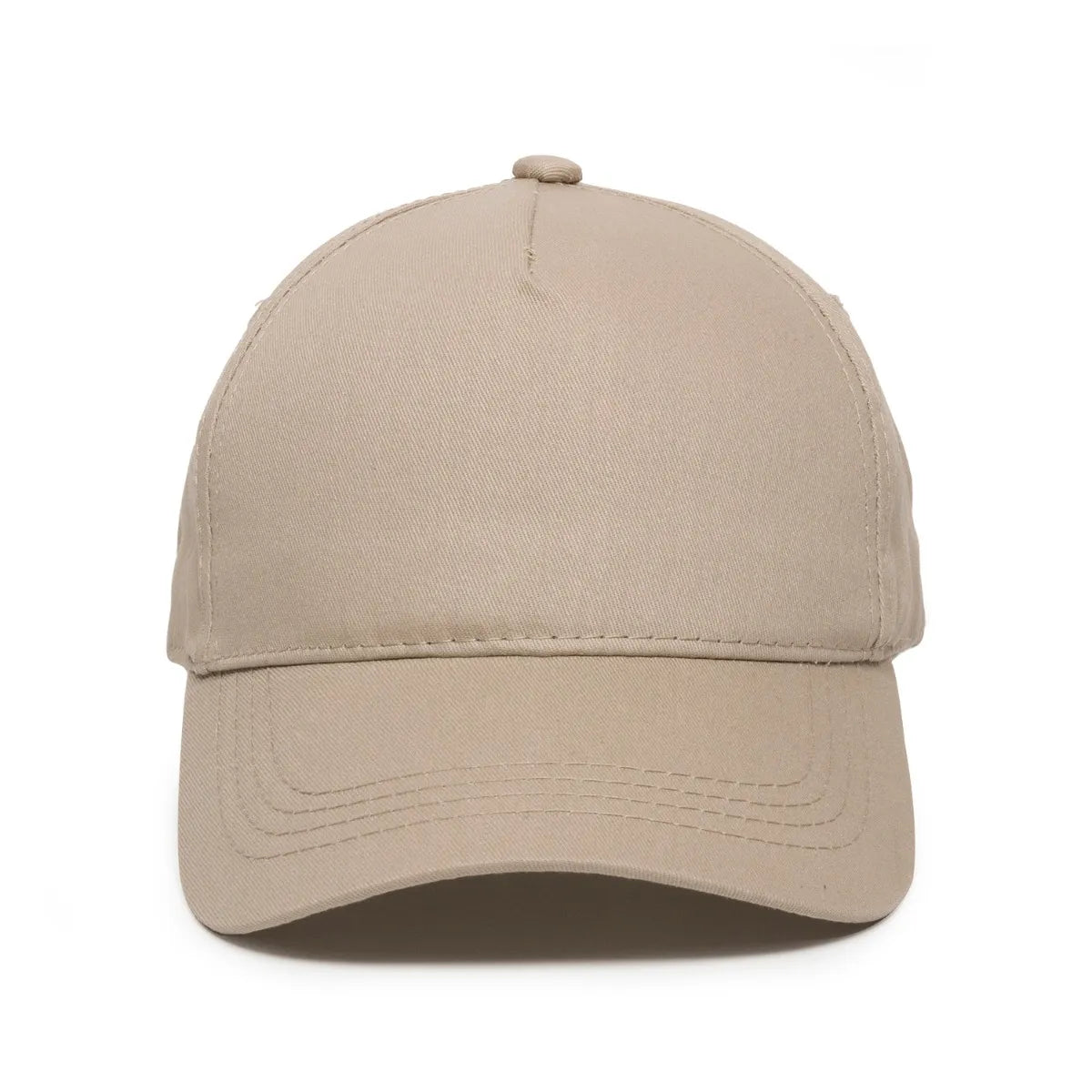 Outdoor Cap GL-455 Cotton Twill Pre-Curve Structured Solid Back Hat Unisex Accessories Hats & Caps