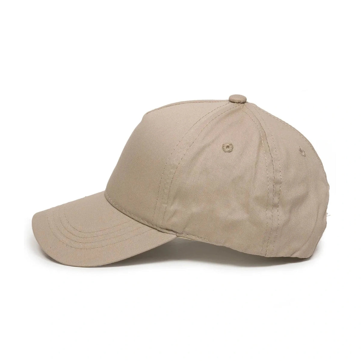 Outdoor Cap GL-455 Cotton Twill Pre-Curve Structured Solid Back Hat-5