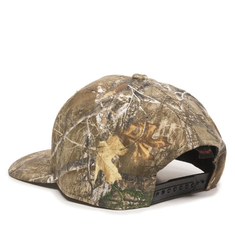 Outdoor Cap 301IS Canvas Camo Structured Solid Back Hat Unisex Accessories Hats & Caps