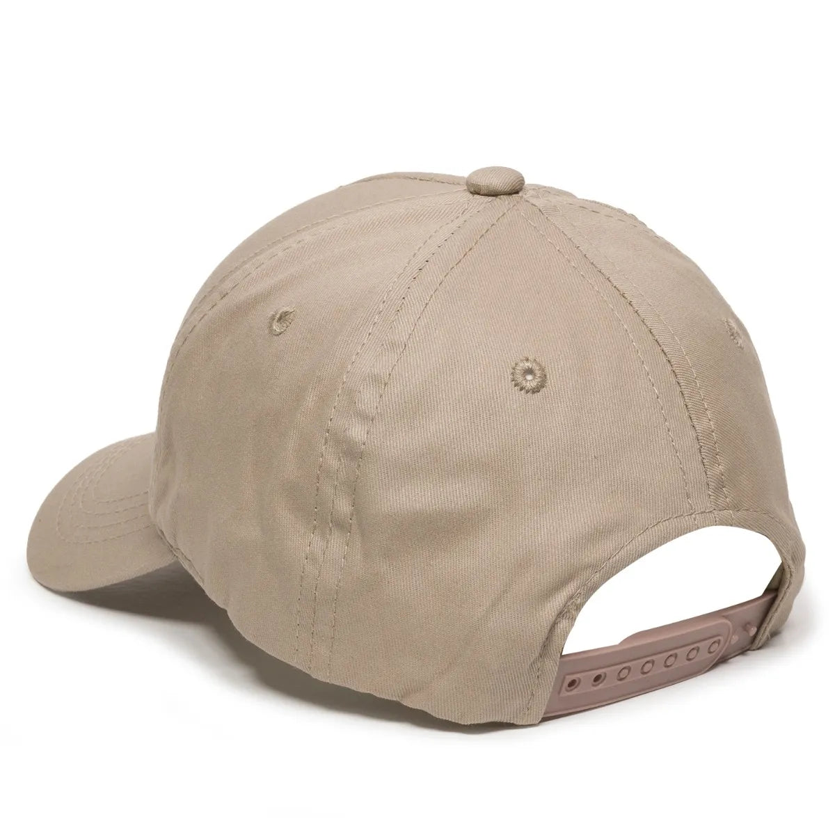Outdoor Cap GL-455 Cotton Twill Pre-Curve Structured Solid Back Hat Unisex Accessories Hats & Caps