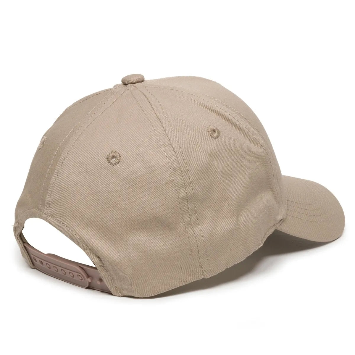 Outdoor Cap GL-455 Cotton Twill Pre-Curve Structured Solid Back Hat-7