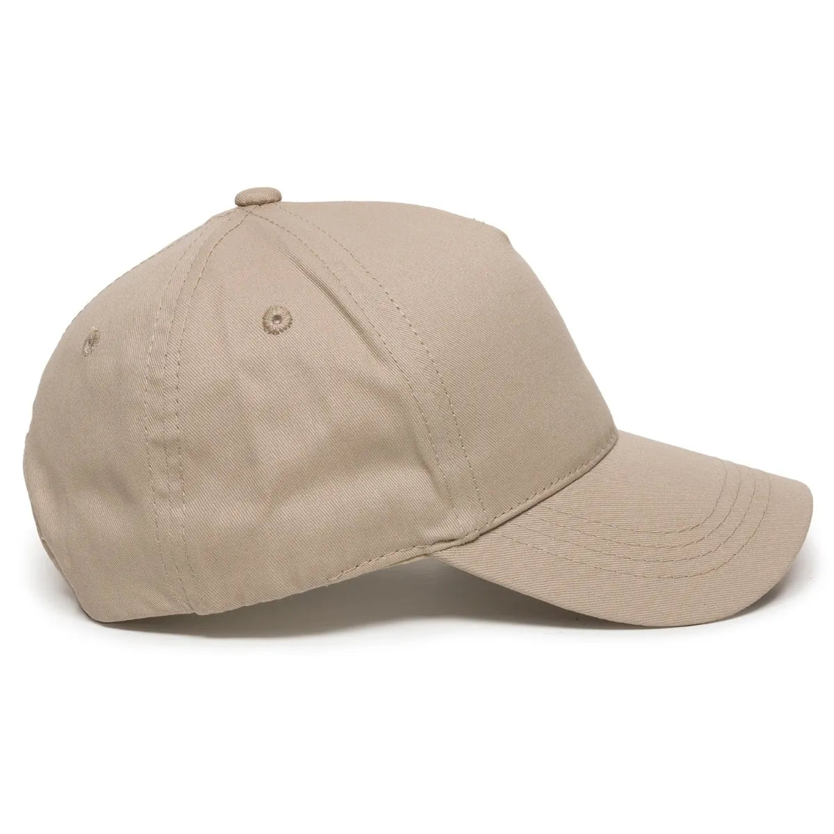 Outdoor Cap GL-455 Cotton Twill Pre-Curve Structured Solid Back Hat Unisex Accessories Hats & Caps
