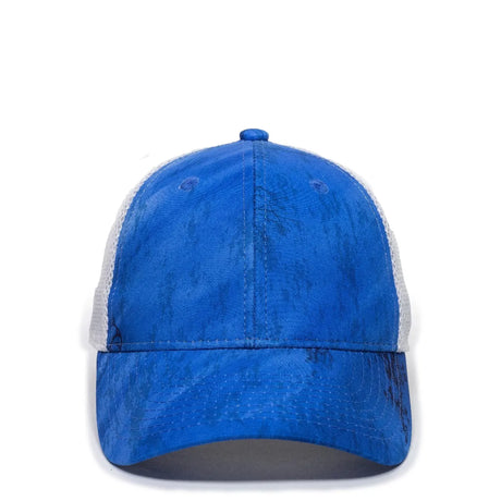 Outdoor Cap PFC-150M Moisture Wicking Structured Trucker Hat Unisex Accessories Hats & Caps