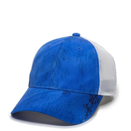 Outdoor Cap PFC-150M Moisture Wicking Structured Trucker Hat Unisex Accessories Hats & Caps
