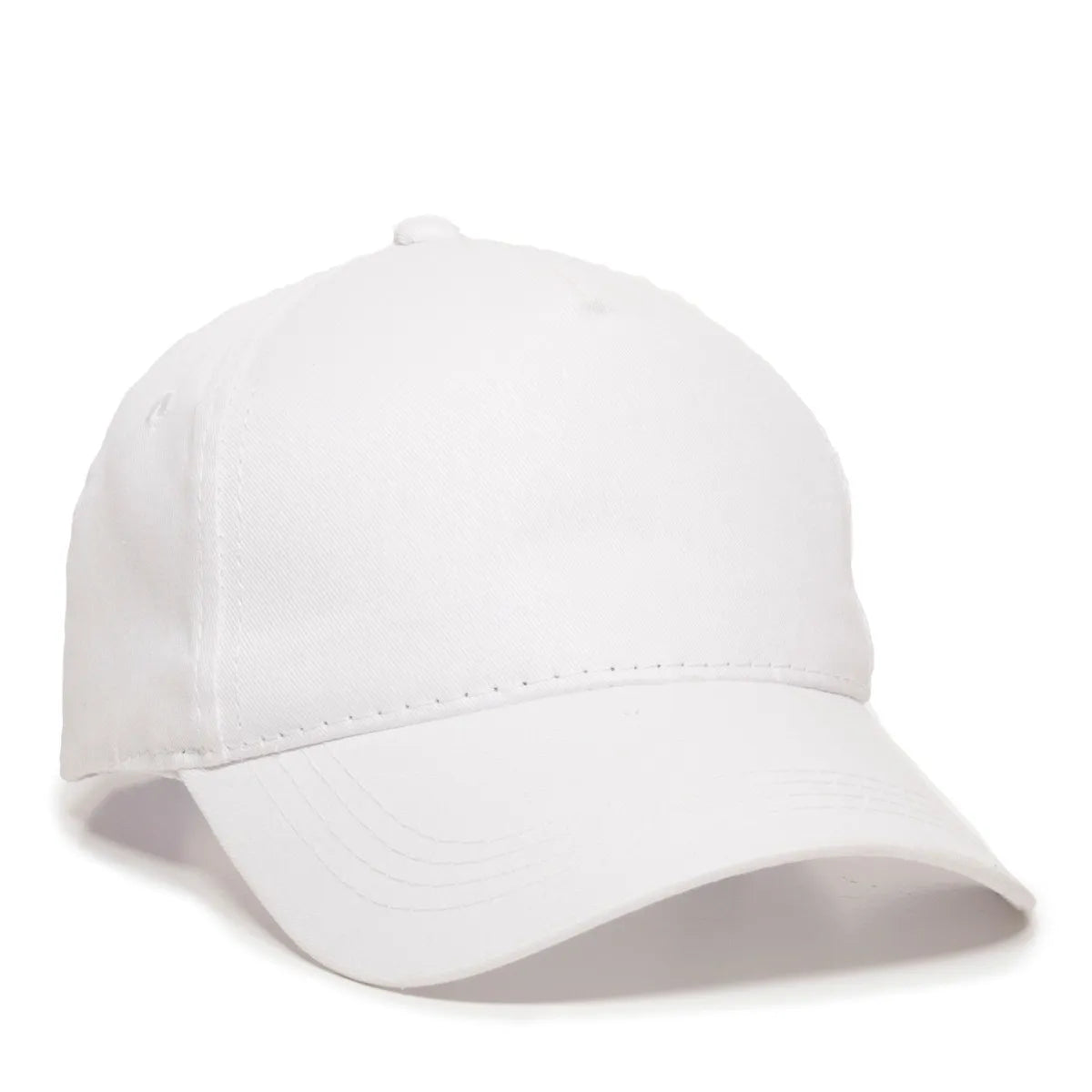 Outdoor Cap GL-455 Cotton Twill Pre-Curve Structured Solid Back Hat Unisex Accessories Hats & Caps