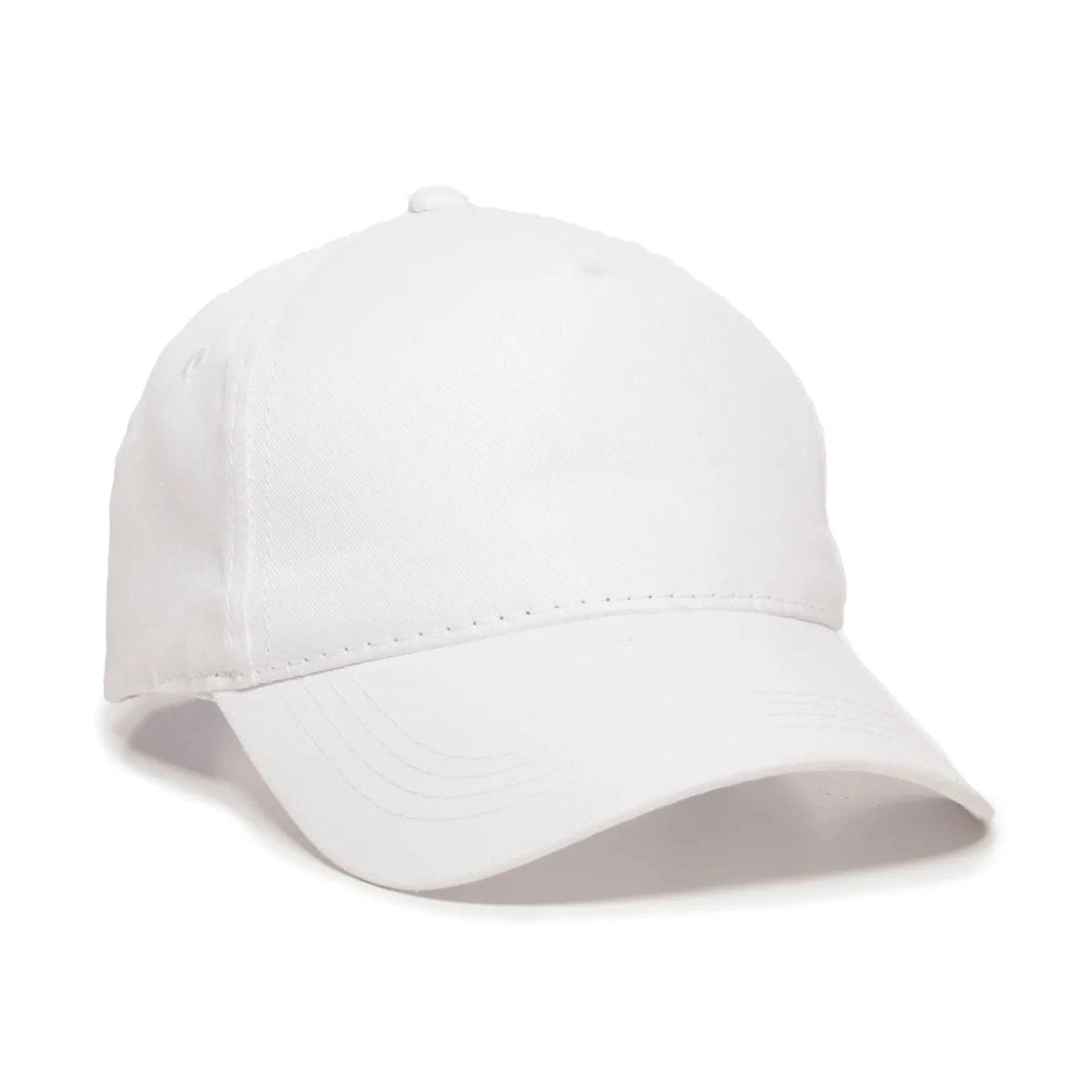 Outdoor Cap GL-455 Cotton Twill Pre-Curve Structured Solid Back Hat-1