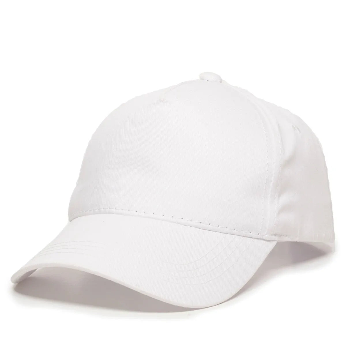 Outdoor Cap GL-455 Cotton Twill Pre-Curve Structured Solid Back Hat Unisex Accessories Hats & Caps