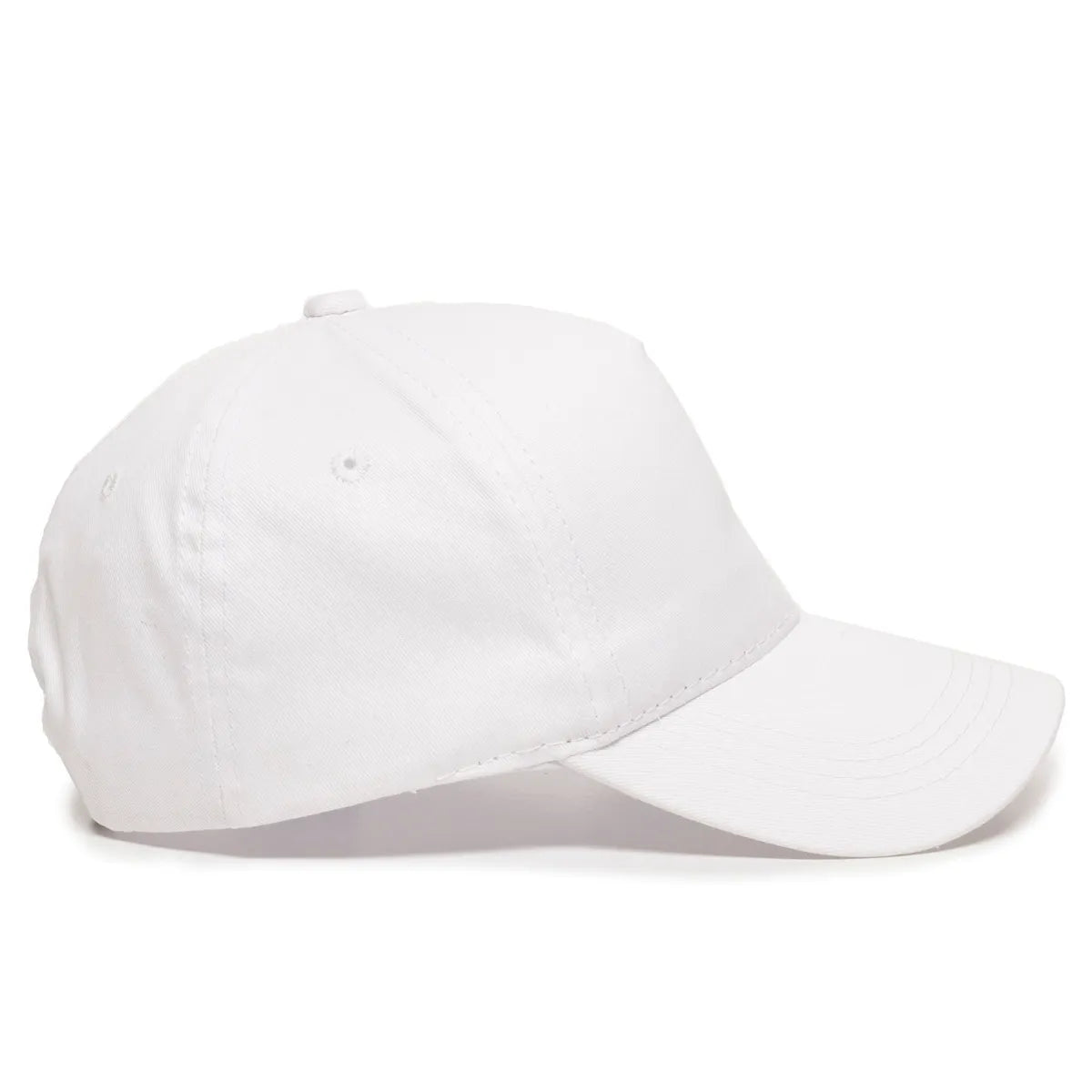 Outdoor Cap GL-455 Cotton Twill Pre-Curve Structured Solid Back Hat Unisex Accessories Hats & Caps