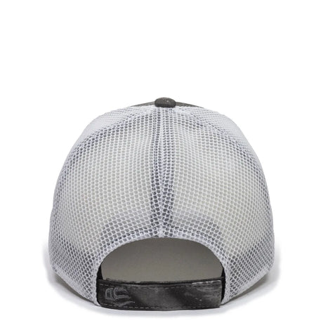 Outdoor Cap PFC-150M Moisture Wicking Structured Trucker Hat Unisex Accessories Hats & Caps