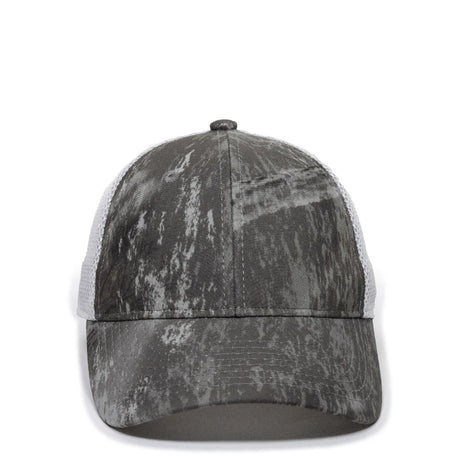 Outdoor Cap PFC-150M Moisture Wicking Structured Trucker Hat Unisex Accessories Hats & Caps