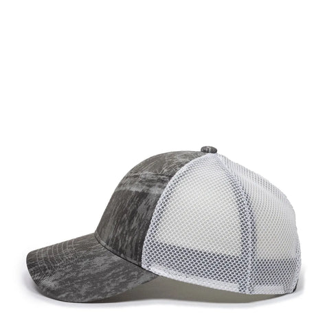 Outdoor Cap PFC-150M Moisture Wicking Structured Trucker Hat Unisex Accessories Hats & Caps