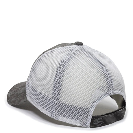 Outdoor Cap PFC-150M Moisture Wicking Structured Trucker Hat Unisex Accessories Hats & Caps