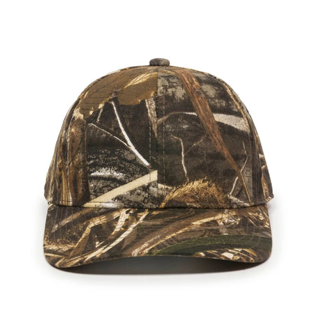 Outdoor Cap 301IS Canvas Camo Structured Solid Back Hat Unisex Accessories Hats & Caps
