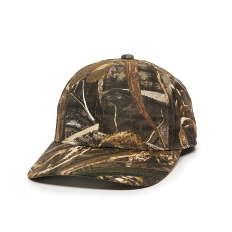 Outdoor Cap 301IS Canvas Camo Structured Solid Back Hat Unisex Accessories Hats & Caps