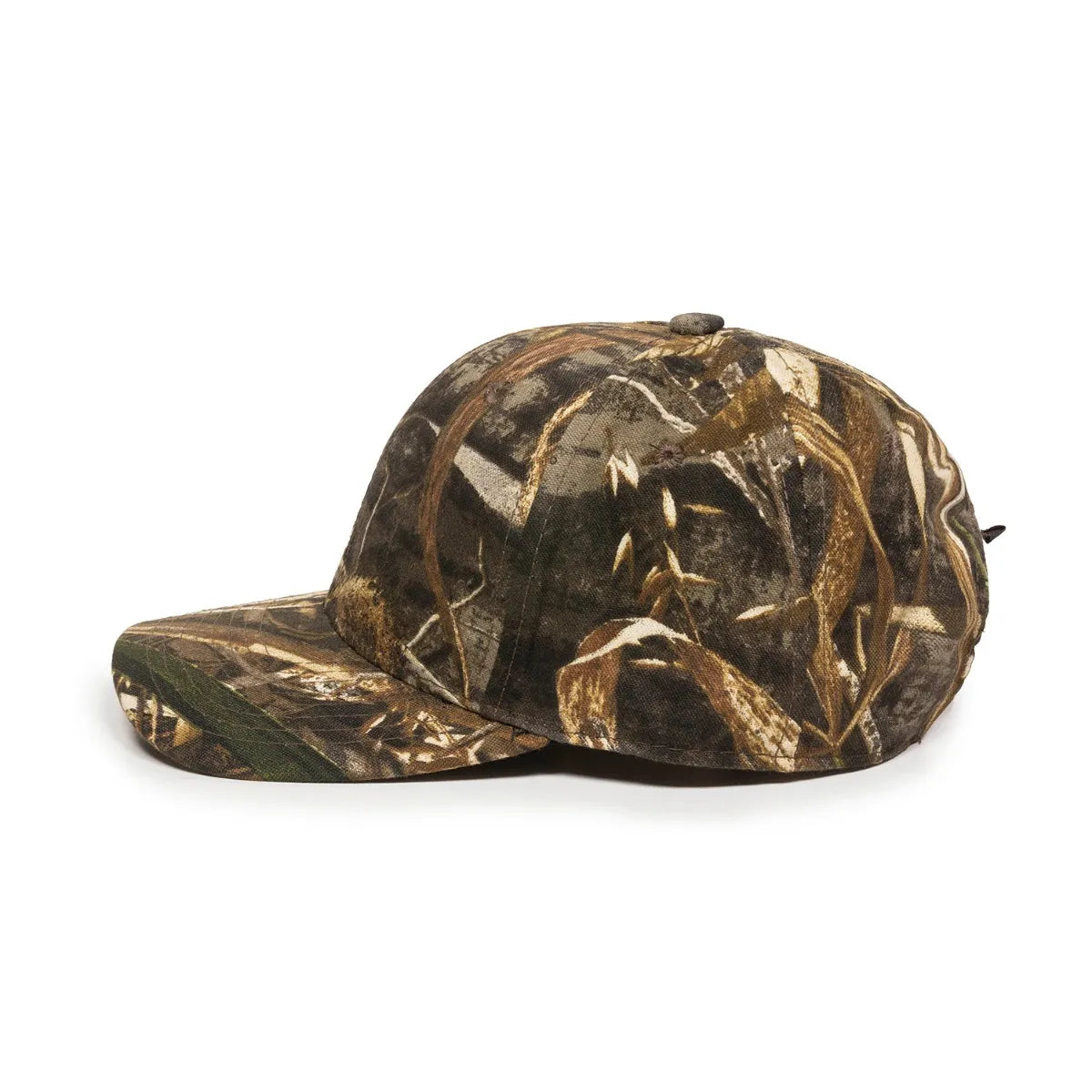 Outdoor Cap 301IS Canvas Camo Structured Solid Back Hat Unisex Accessories Hats & Caps