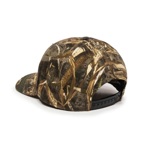Outdoor Cap 301IS Canvas Camo Structured Solid Back Hat Unisex Accessories Hats & Caps