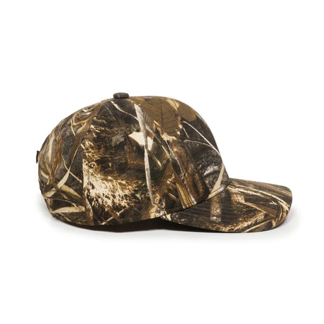 Outdoor Cap 301IS Canvas Camo Structured Solid Back Hat Unisex Accessories Hats & Caps
