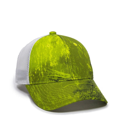 Outdoor Cap PFC-150M Moisture Wicking Structured Trucker Hat Unisex Accessories Hats & Caps