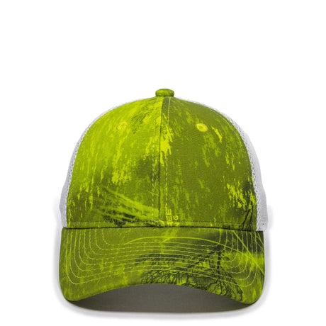 Outdoor Cap PFC-150M Moisture Wicking Structured Trucker Hat Unisex Accessories Hats & Caps