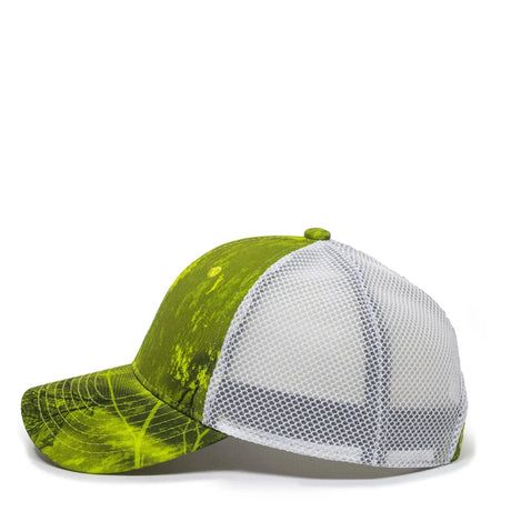 Outdoor Cap PFC-150M Moisture Wicking Structured Trucker Hat Unisex Accessories Hats & Caps