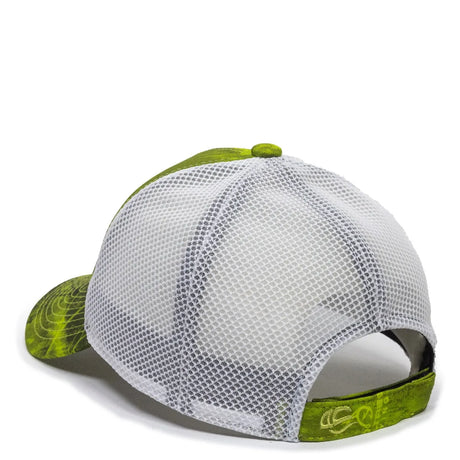 Outdoor Cap PFC-150M Moisture Wicking Structured Trucker Hat Unisex Accessories Hats & Caps