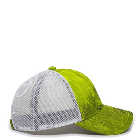 Outdoor Cap PFC-150M Moisture Wicking Structured Trucker Hat Unisex Accessories Hats & Caps