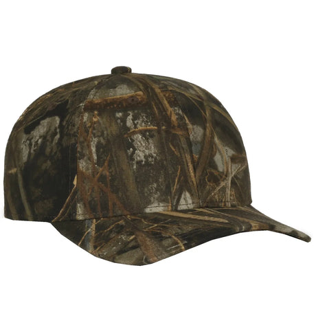 Outdoor Cap 301IS Canvas Camo Structured Solid Back Hat Unisex Accessories Hats & Caps