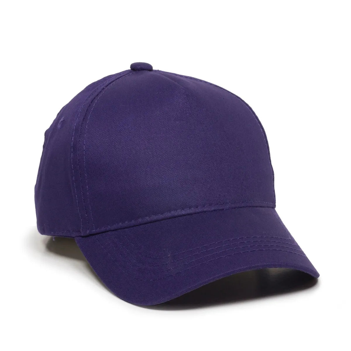 Outdoor Cap GL-455 Cotton Twill Pre-Curve Structured Solid Back Hat Unisex Accessories Hats & Caps