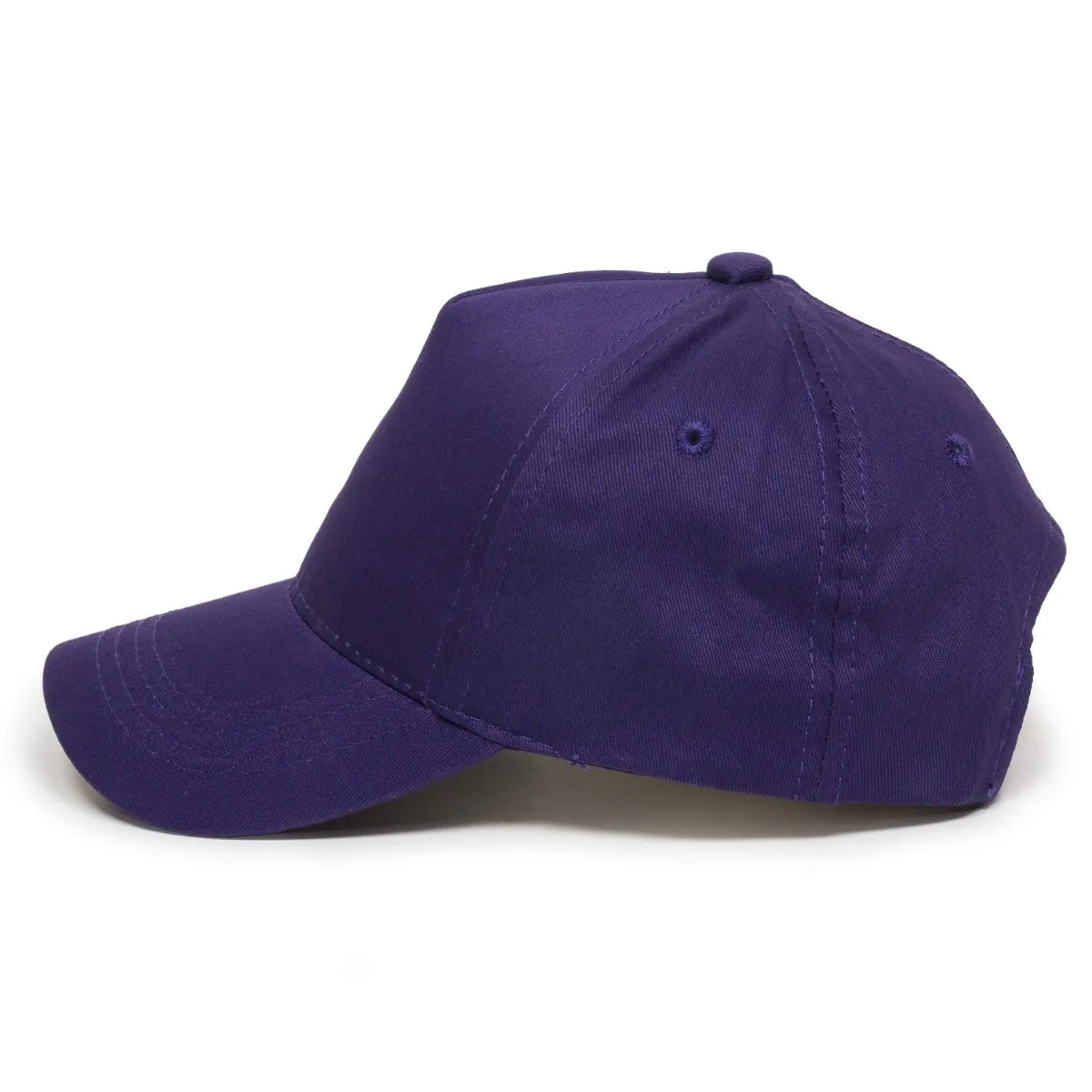 Outdoor Cap GL-455 Cotton Twill Pre-Curve Structured Solid Back Hat Unisex Accessories Hats & Caps