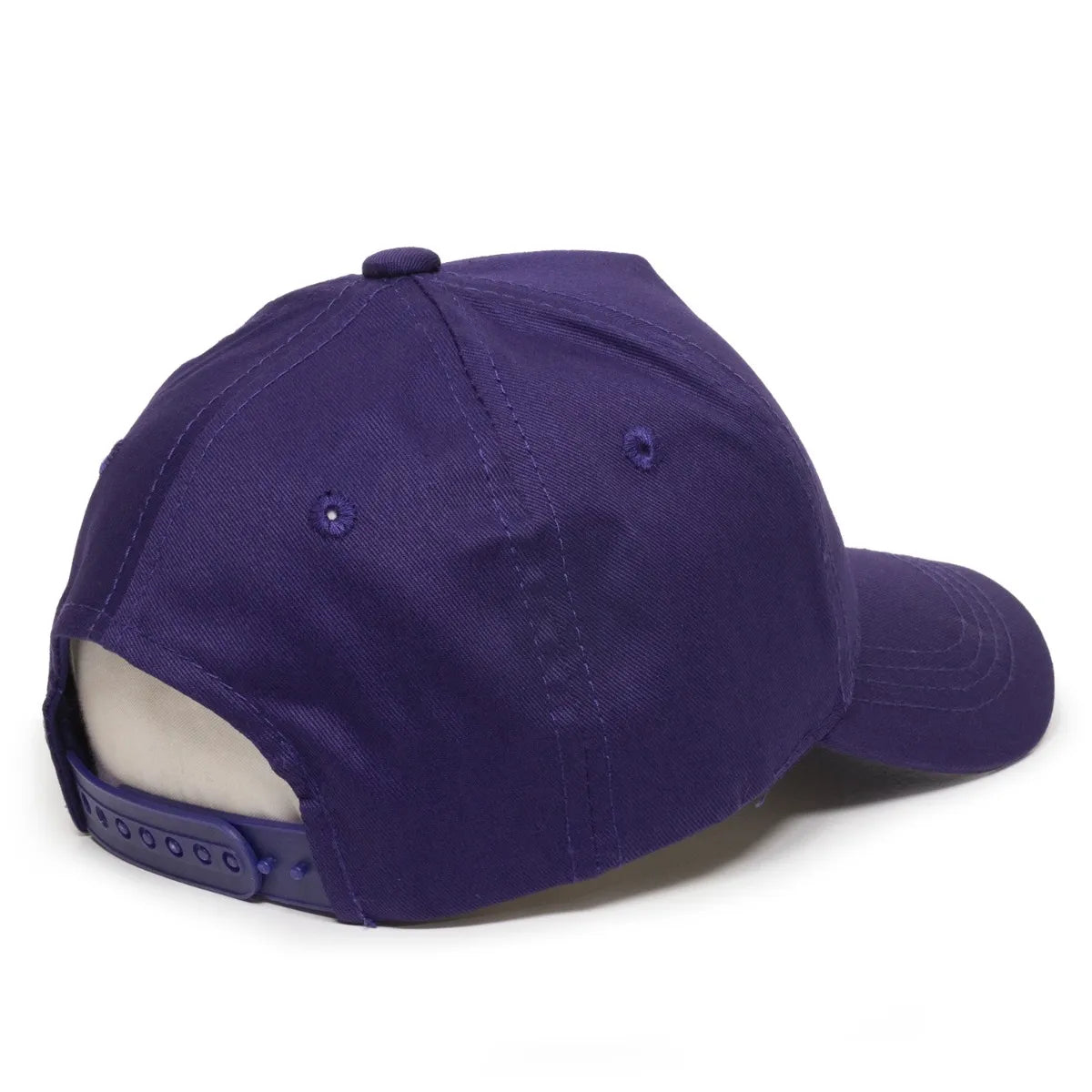 Outdoor Cap GL-455 Cotton Twill Pre-Curve Structured Solid Back Hat Unisex Accessories Hats & Caps
