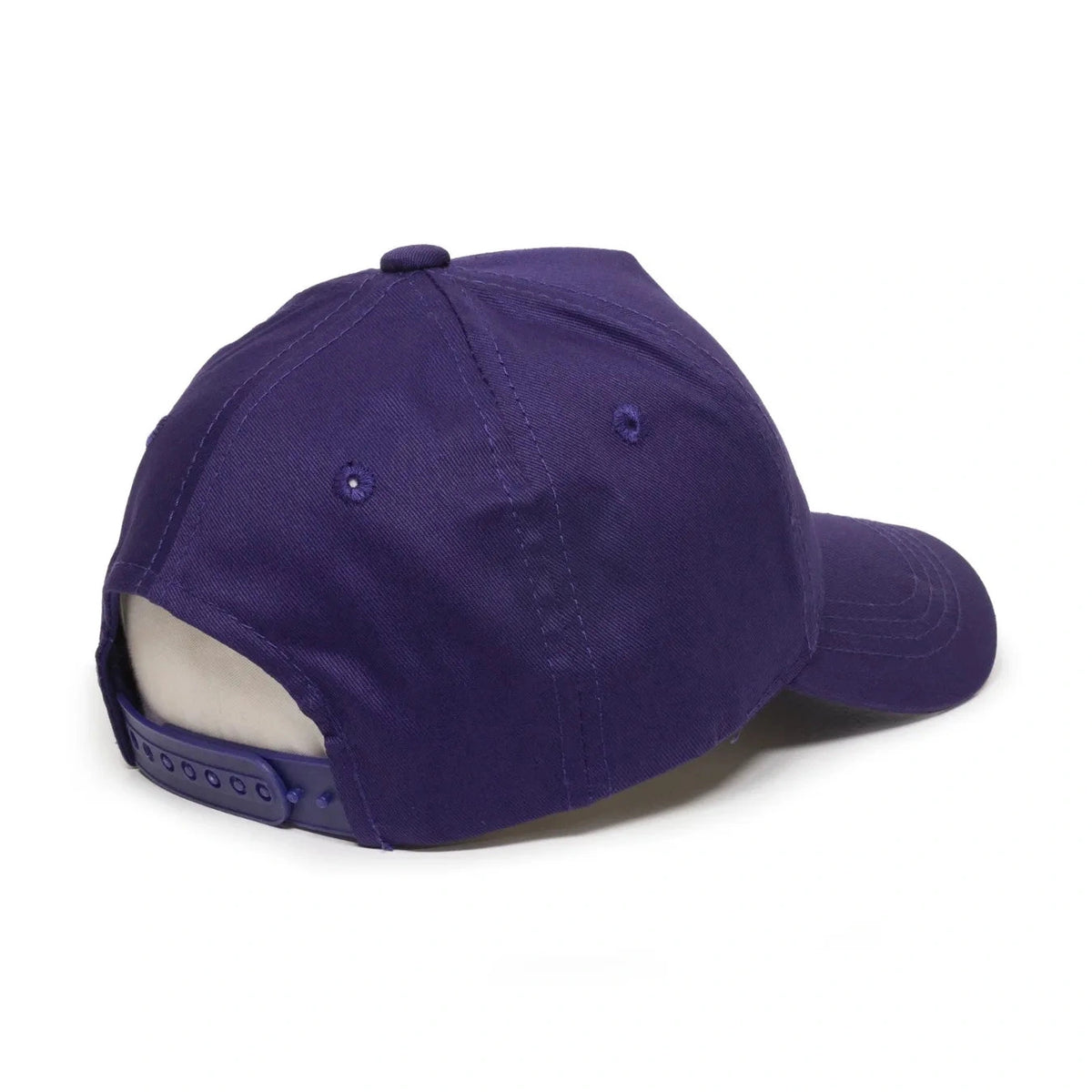 Outdoor Cap GL-455 Cotton Twill Pre-Curve Structured Solid Back Hat-7