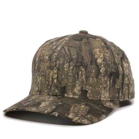 Outdoor Cap 301IS Canvas Camo Structured Solid Back Hat Unisex Accessories Hats & Caps