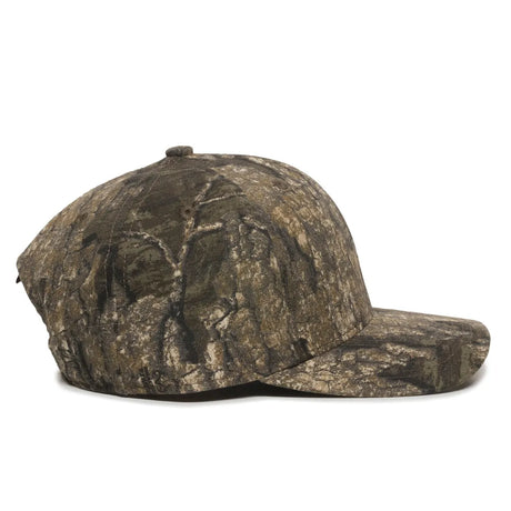 Outdoor Cap 301IS Canvas Camo Structured Solid Back Hat Unisex Accessories Hats & Caps
