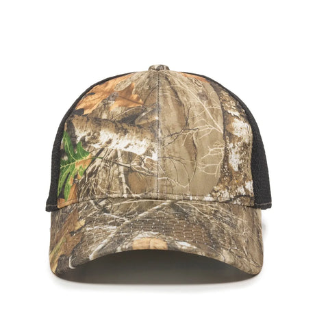 Outdoor Cap PFC-150M Moisture Wicking Structured Trucker Hat Unisex Accessories Hats & Caps