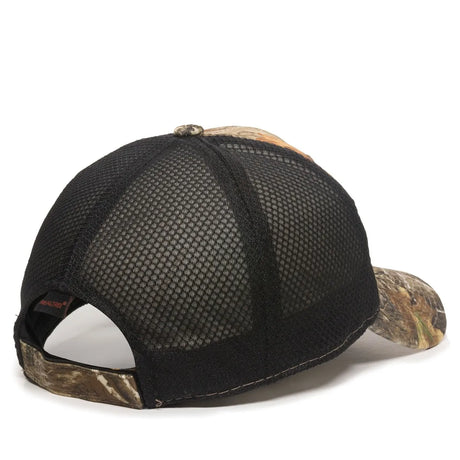 Outdoor Cap PFC-150M Moisture Wicking Structured Trucker Hat Unisex Accessories Hats & Caps