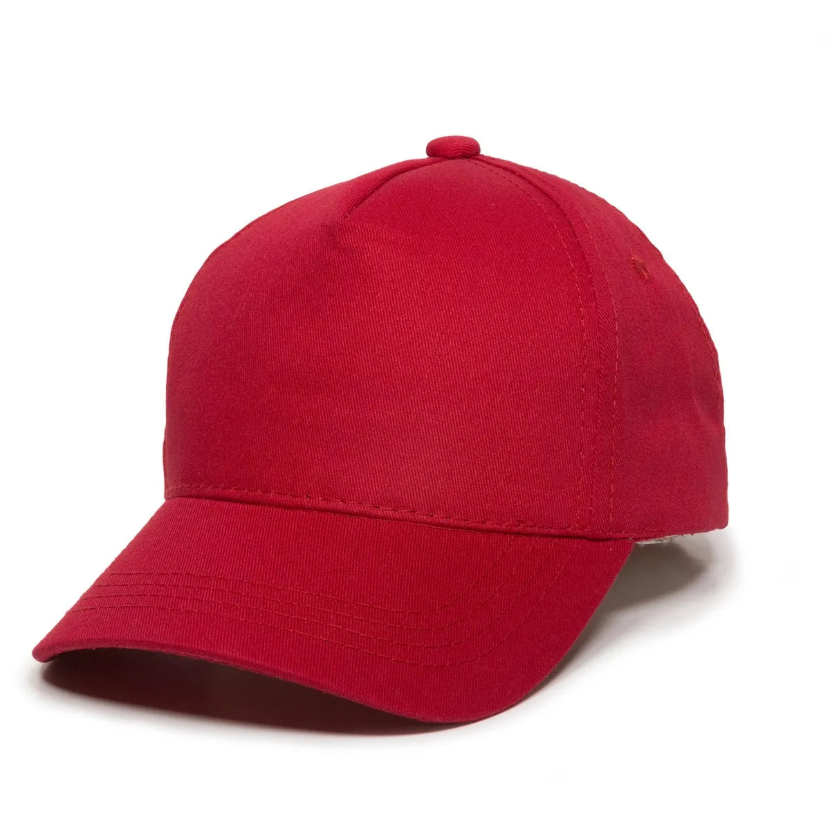 Outdoor Cap GL-455 Cotton Twill Pre-Curve Structured Solid Back Hat Unisex Accessories Hats & Caps
