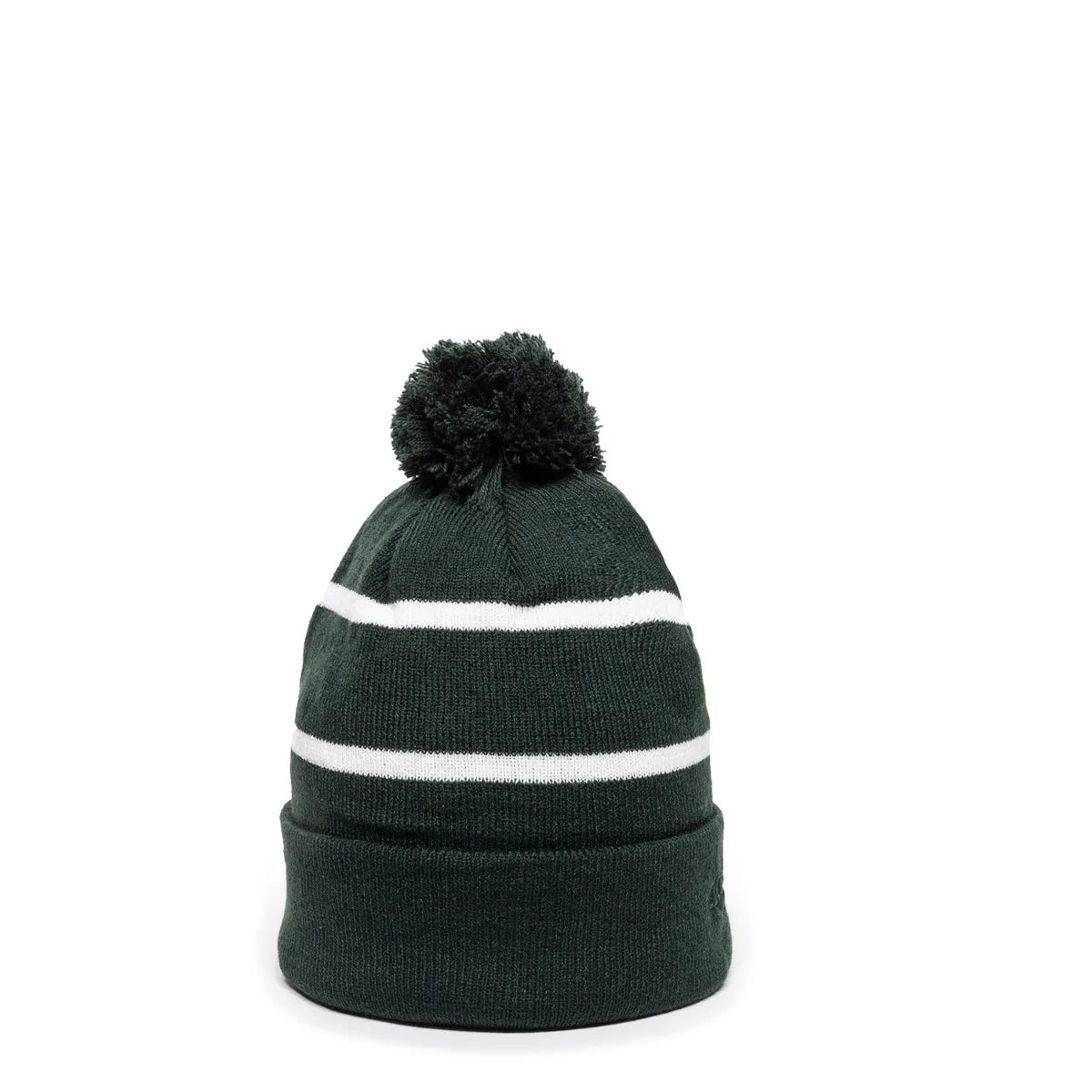 Outdoor Cap KNF-100 Striped Beanie with Black Fleece Lining & Pom-3