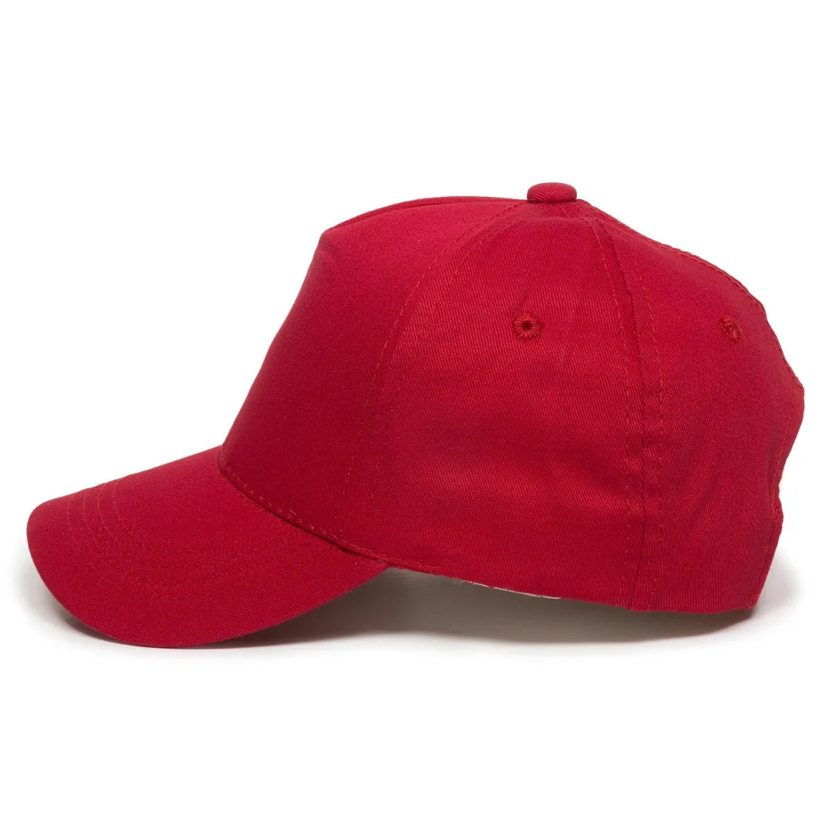 Outdoor Cap GL-455 Cotton Twill Pre-Curve Structured Solid Back Hat-5