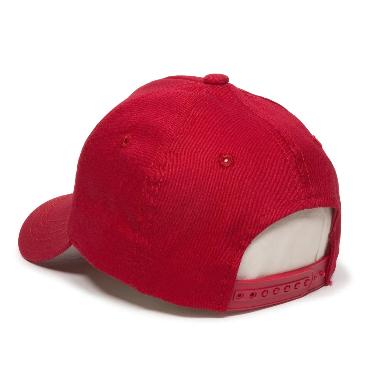 Outdoor Cap GL-455 Cotton Twill Pre-Curve Structured Solid Back Hat Unisex Accessories Hats & Caps