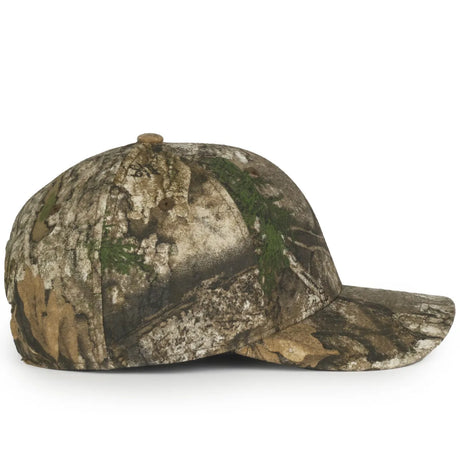 Outdoor Cap 301IS Canvas Camo Structured Solid Back Hat Unisex Accessories Hats & Caps