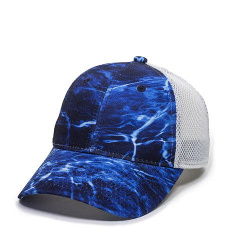 Outdoor Cap PFC-150M Moisture Wicking Structured Trucker Hat Unisex Accessories Hats & Caps