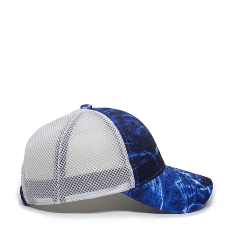 Outdoor Cap PFC-150M Moisture Wicking Structured Trucker Hat Unisex Accessories Hats & Caps