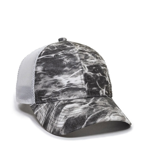 Outdoor Cap PFC-150M Moisture Wicking Structured Trucker Hat Unisex Accessories Hats & Caps